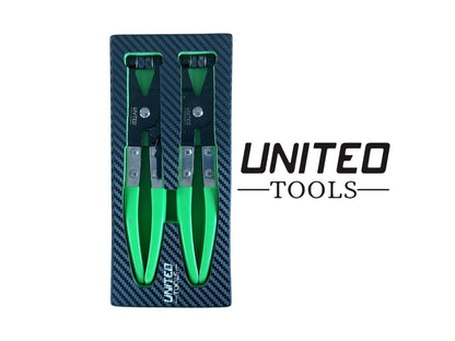 Hose Clip Pliers 2PC Set Clamp Removal Work Tools