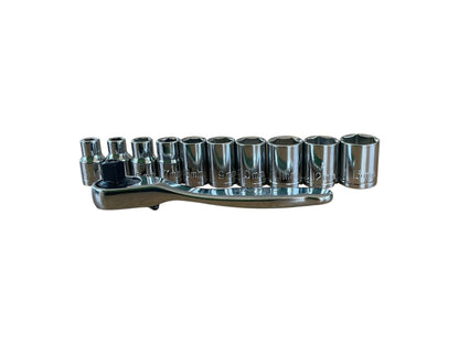 Ratchet Screwdriver Bit Socket Set 4-13mm