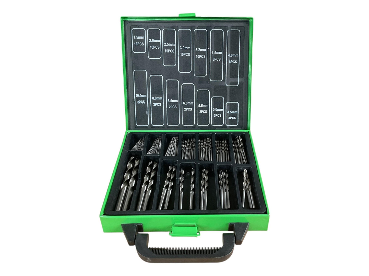 United Tools 99PC HSS-G Metric Drill Bit Set 135 Split Point Designed For Steel