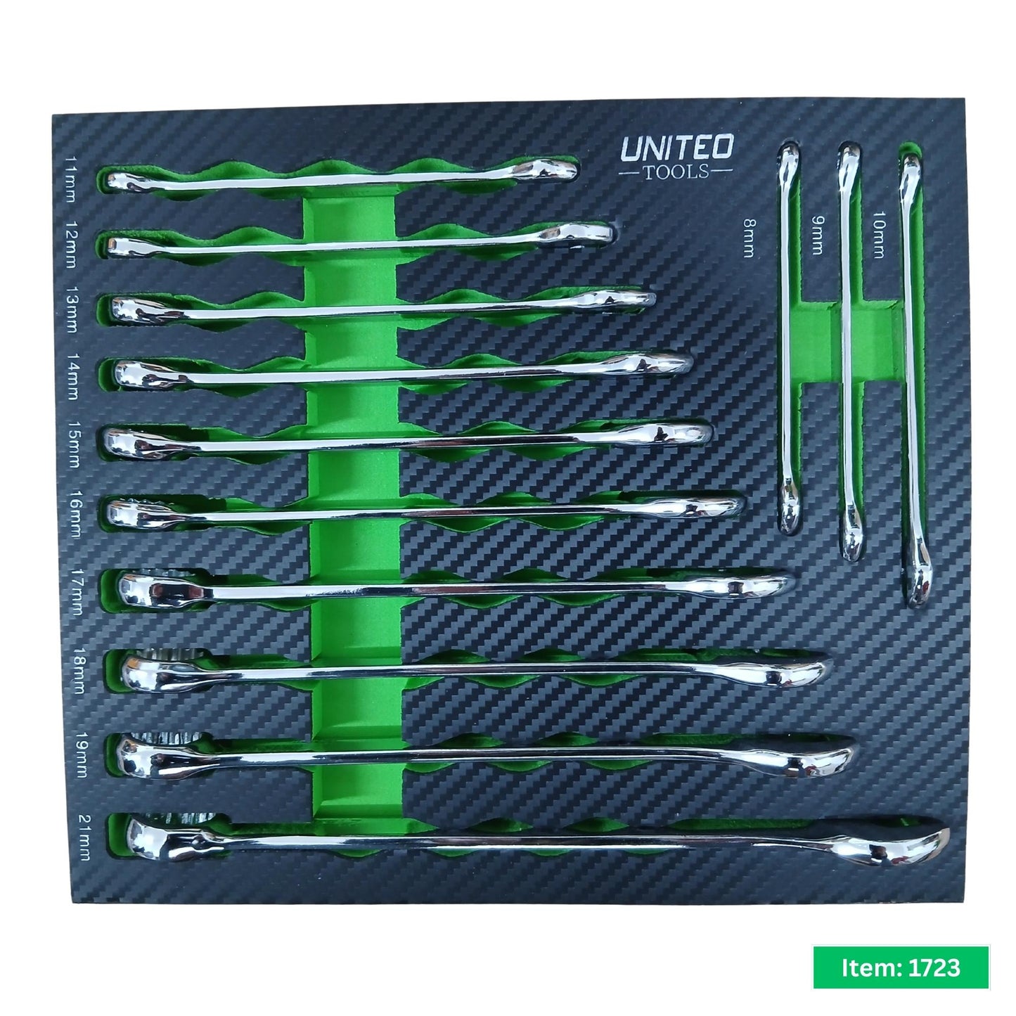 13PC Combination Spanner Set 8-21mm