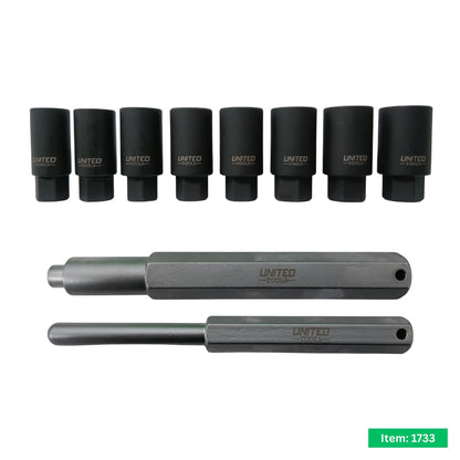 Locking Wheel Nut Remover Set