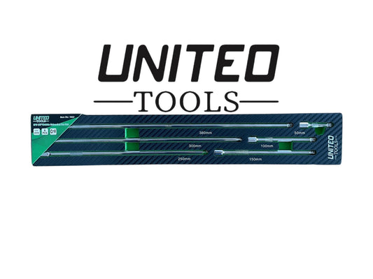 6PC 1/4" Extension Bar Set Made With Crv Metal
