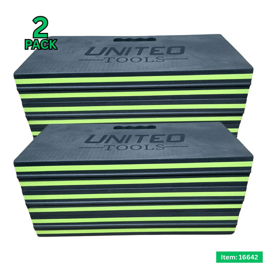 2 Pack Mechanics Mat XXL Folding Garage/Kneeling/Laying EVA Foam 118cm x 42cm
