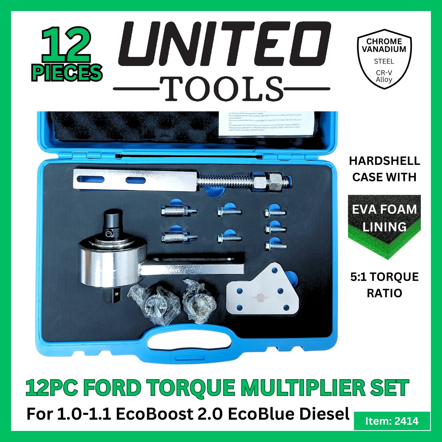 Torque Multiplier Set 5:1 For Ford 10 Ecoboost 11 Duratec 20 Ecoblue Diesel