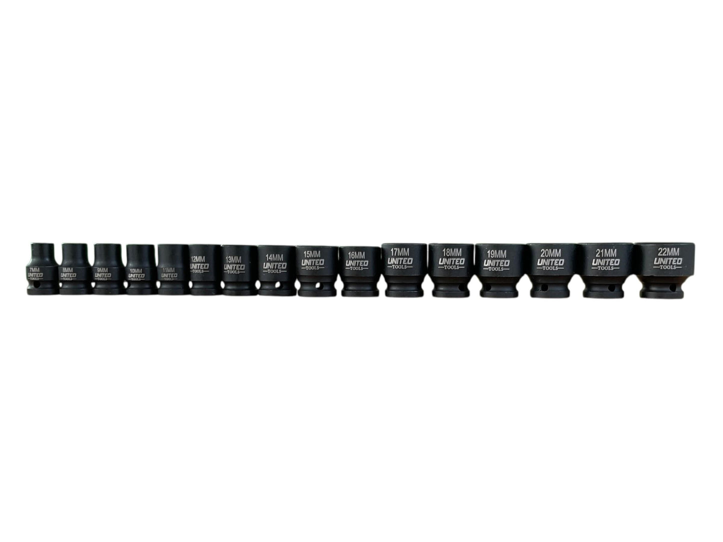 32PC 3/8 Dr IMPACT DEEP And SHALLOW Sockets Metric 8-22mm