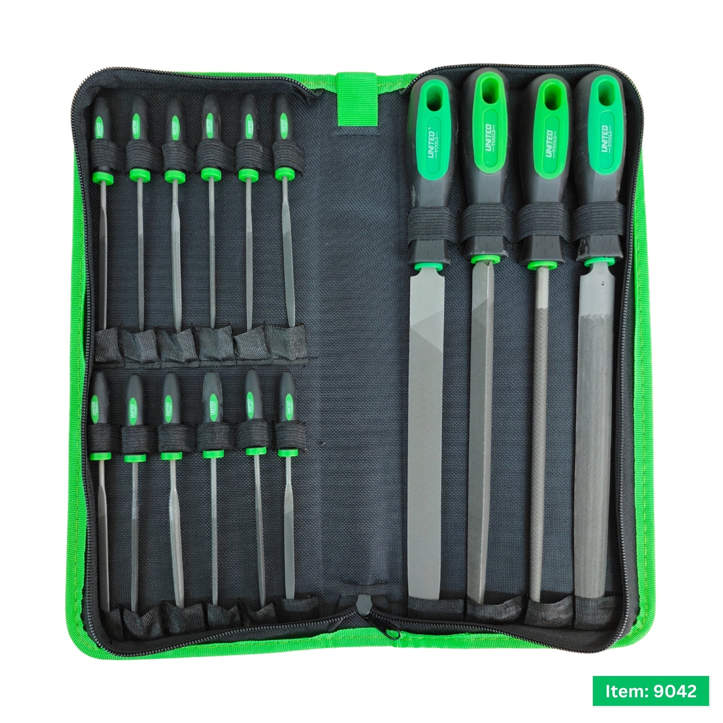 United Tools 16PC High Grade Steel File Set with Nylon Carry Case