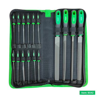 United Tools 16PC High Grade Steel File Set with Nylon Carry Case