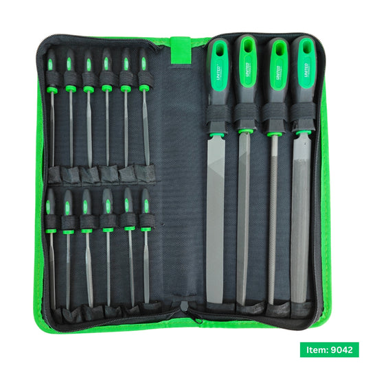 United Tools 16PC High Grade Steel File Set with Nylon Carry Case