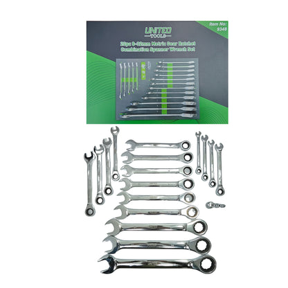 United Tools 20PC Ratchet Spanner Set 8-32mm