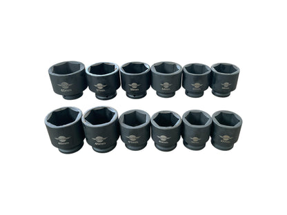 United Tools 27pc 3/4in Drive Impact Socket Set 17-60mm CR-MO 6 Point