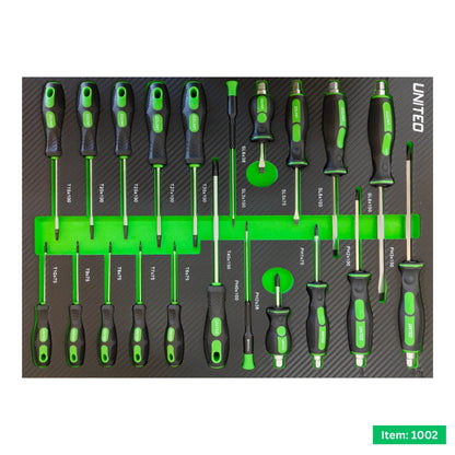 XXL Professional 7 Drawer Roller Lockable Tool Cabinet with 286 Tools
