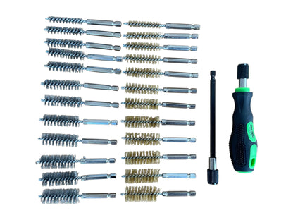 26PC Injector Cleaning Brush Set In EVA Foam Tray