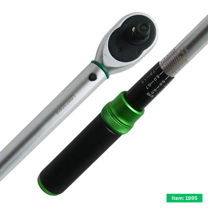 United Torque Wrench 40-220Nm 1/2" Square Dr Reversible 72T Ratchet Calibrated