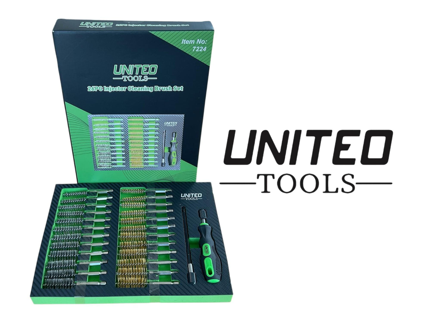 26PC Injector Cleaning Brush Set In EVA Foam Tray