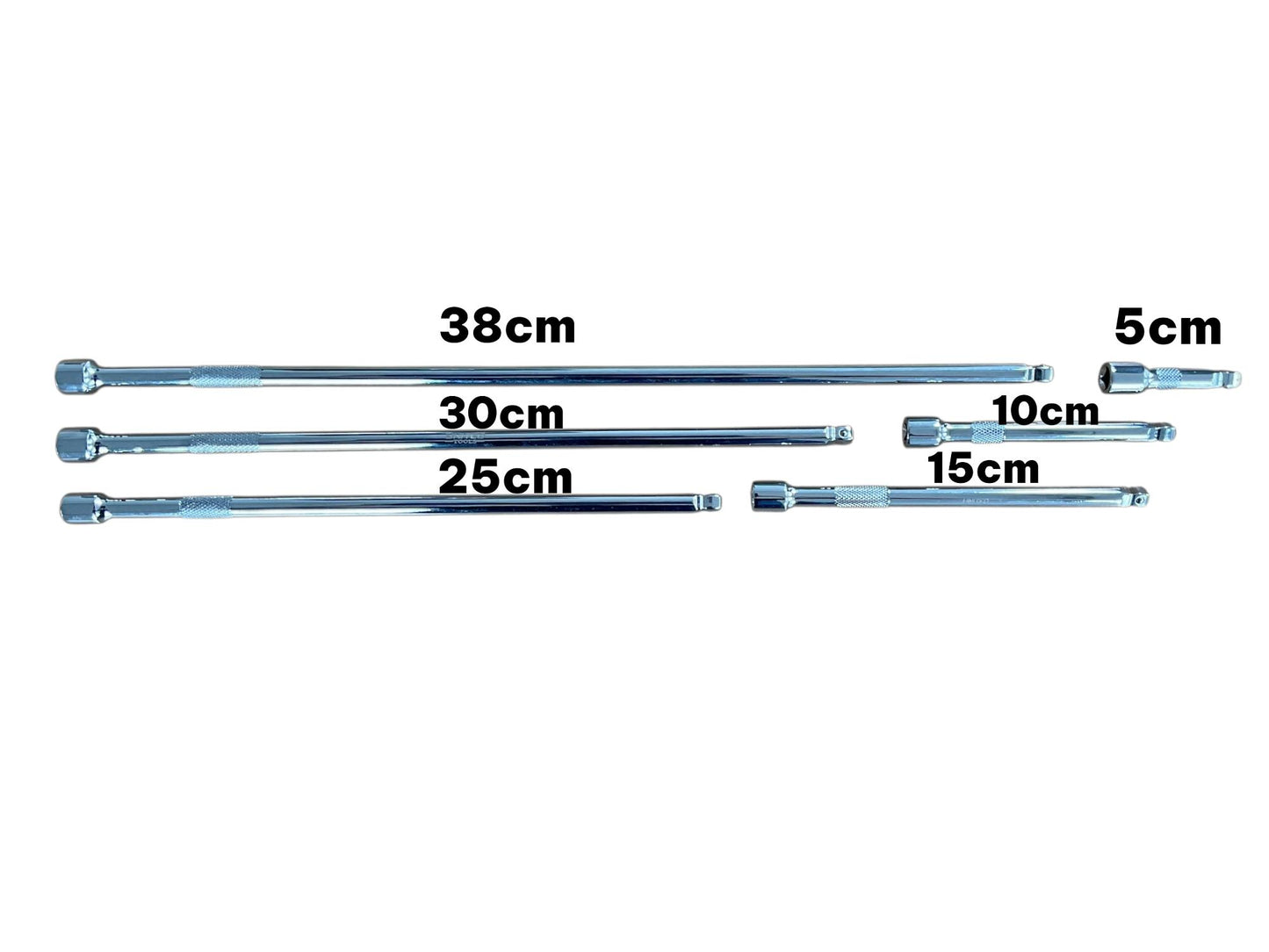 6PC 1/4" Extension Bar Set Made With Crv Metal