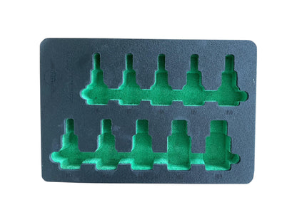 United Tools 10PC 1/2" Dr IMPACT HEX Drr Sockets