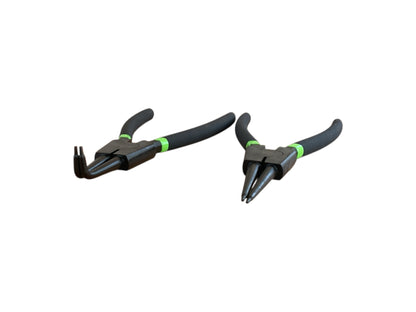 United Tools 4pc 9in Circlip Pliers Set Internal External Straight Bent
