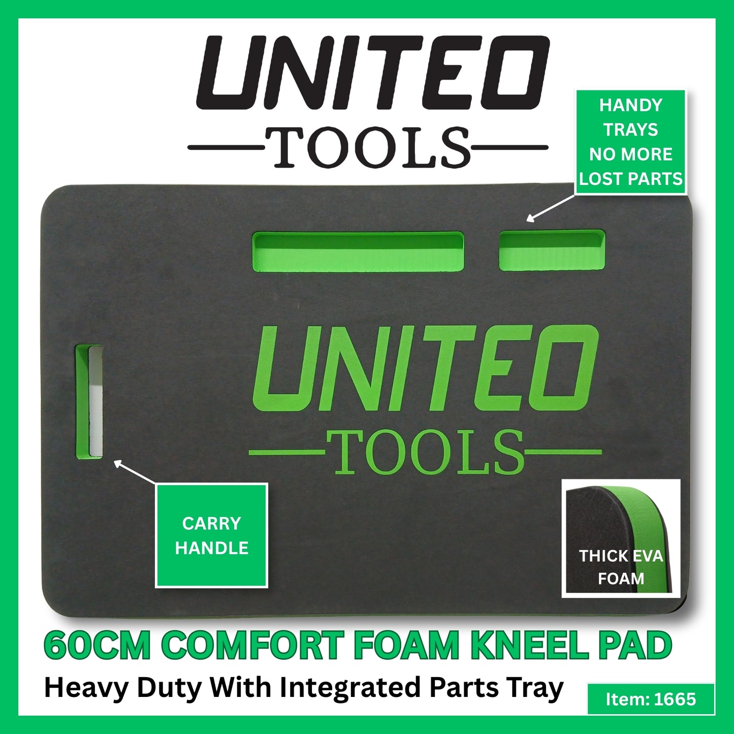 Mechanics Kneeling Pad Mat Comfort EVA Foam Large 60Cm General Workshop Garage
