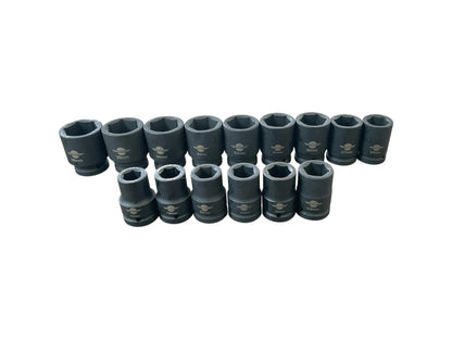 United Tools 27pc 3/4in Drive Impact Socket Set 17-60mm CR-MO 6 Point