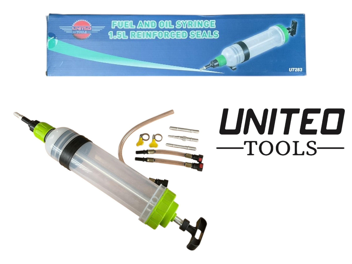 Fuel Retriever Syringe 1.5 Ltr Suction Pump Fuel Tank Drainer Primer Tool